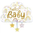 30in HELLO BABY CLOUD FOIL BALLOON
