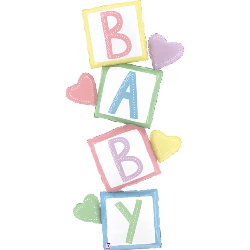 31in SPECIAL DELIVERY BABY BLOCKS FOIL BALLOON