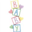 31in SPECIAL DELIVERY BABY BLOCKS FOIL BALLOON