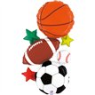 72in MULTI-SPORTS STACKER FOIL BALLOON