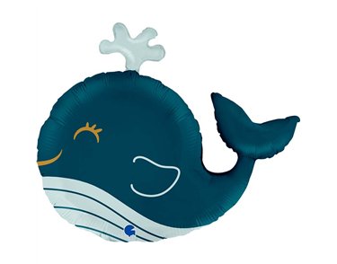 42in FUNNY WHALE FOIL BALLOON