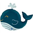 42in FUNNY WHALE FOIL BALLOON