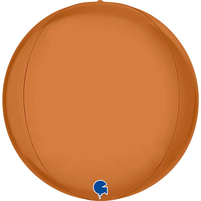 15in SATIN CARAMEL 4D GLOBE