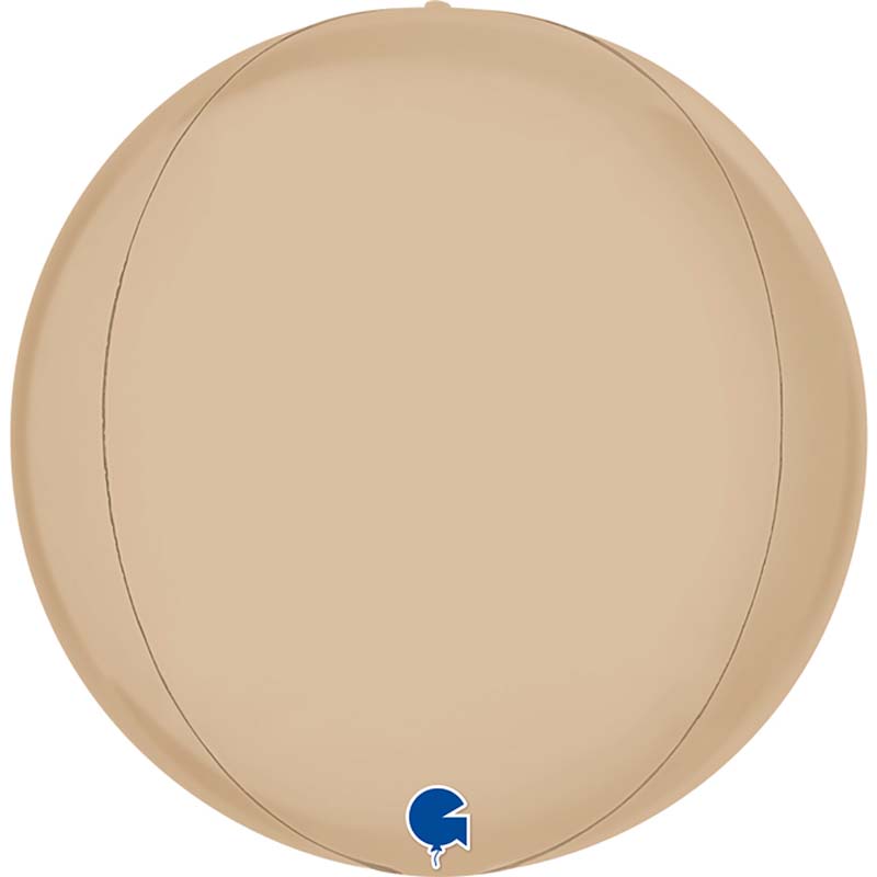 15in SATIN CREAM 4D GLOBE