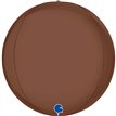 15in SATIN CHOCOLATE 4D GLOBE