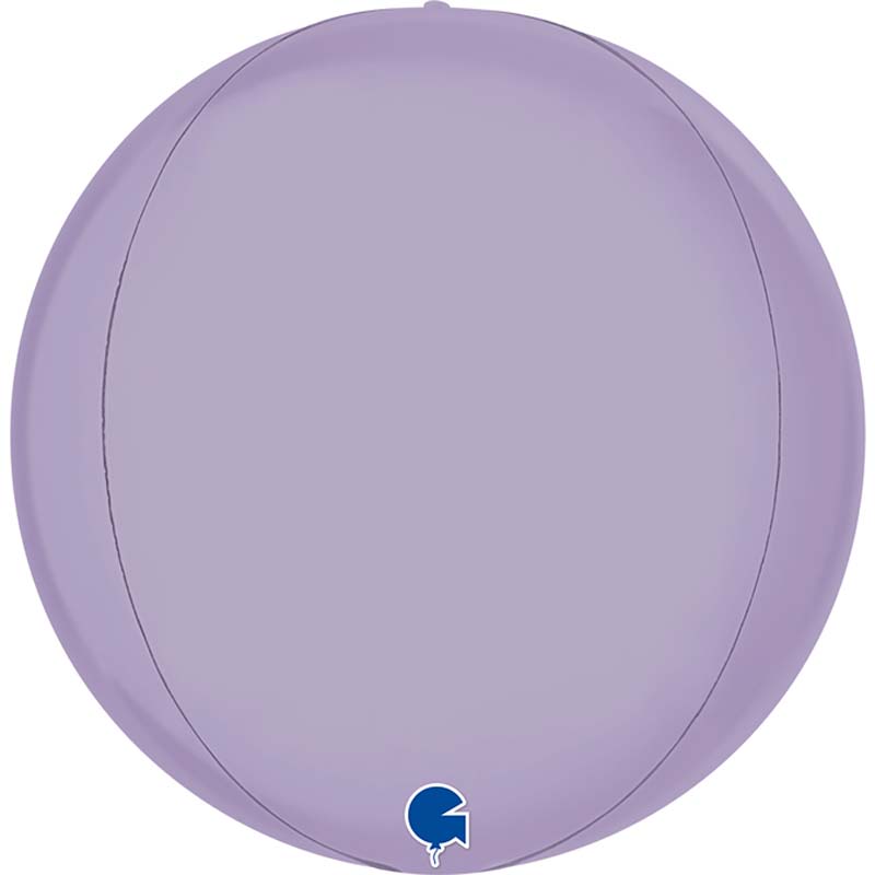 15in SATIN LILAC 4D GLOBE