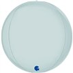 15in SATIN PASTEL BLUE 4D GLOBE