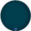 15in SATIN PETROL BLUE 4D GLOBE