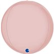 15in SATIN PASTEL PINK 4D GLOBE
