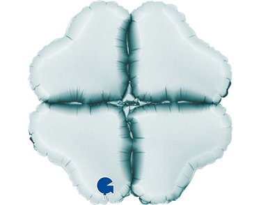 12in SATIN PASTEL BLUE MINI BASE HEARTS