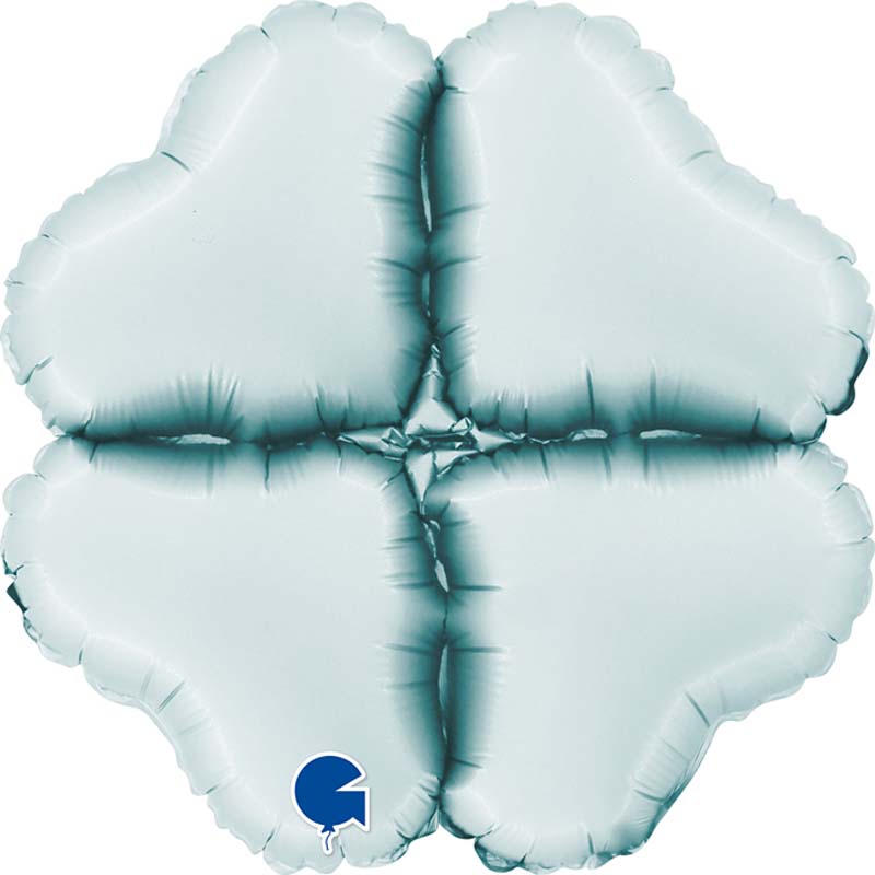 12in SATIN PASTEL BLUE MINI BASE HEARTS