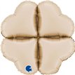 16in SATIN CREAM MEDIUM BASE HEARTS
