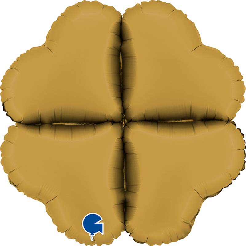 16in SATIN GOLD MEDIUM BASE HEARTS