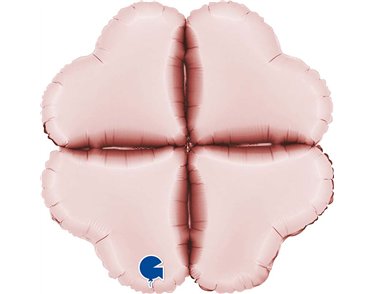 16in SATIN PASTEL PINK MEDIUM BASE HEARTS