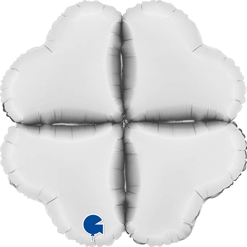 16in SATIN WHITE MEDIUM BASE HEARTS