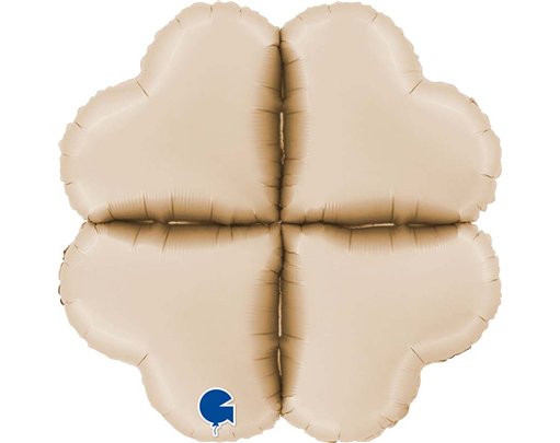 24in SATIN CREAM MAXI BASE HEARTS