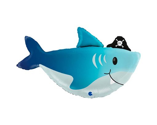 30in SHARK FOIL BALLOON