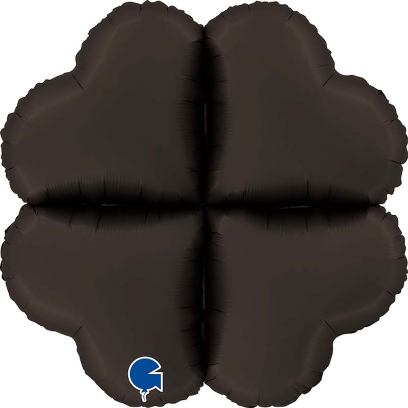 24in SATIN FUME BLACK MAXI BASE HEARTS