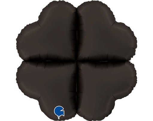 24in SATIN FUME BLACK MAXI BASE HEARTS