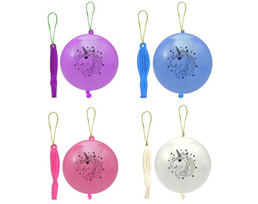 ASST UNICORN PUNCH BALLOONS 50S