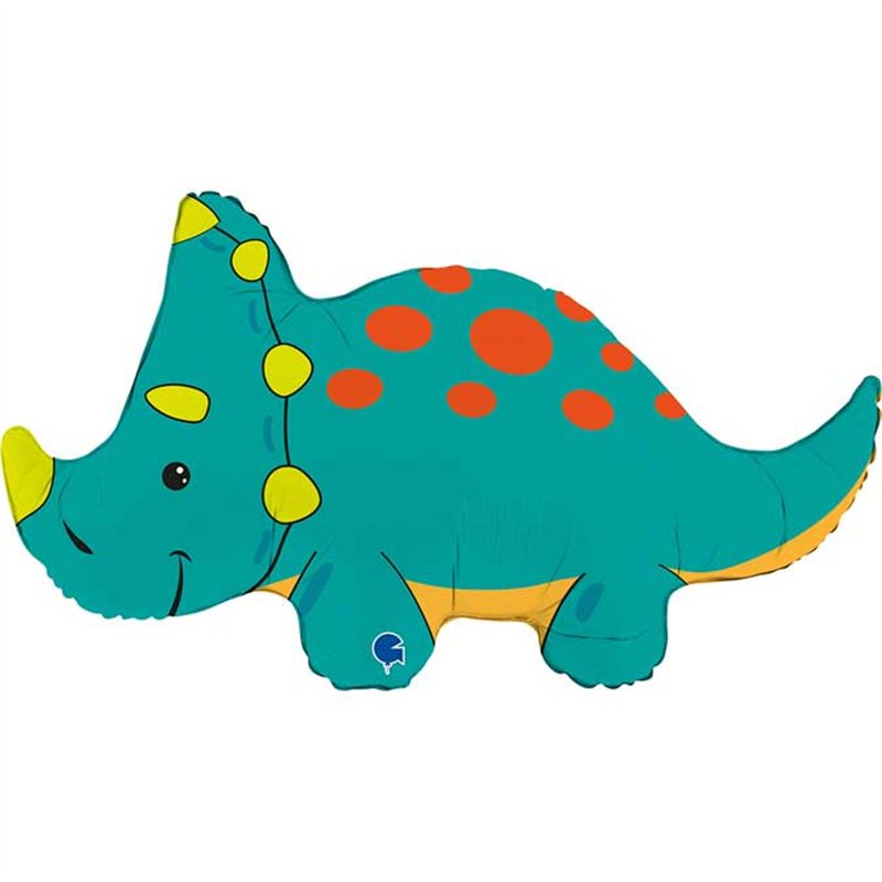 36in TRICERATOPS SHAPED FOIL BALLOON