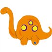 44in BRONTOSAURUS SHAPED FOIL BALLOON