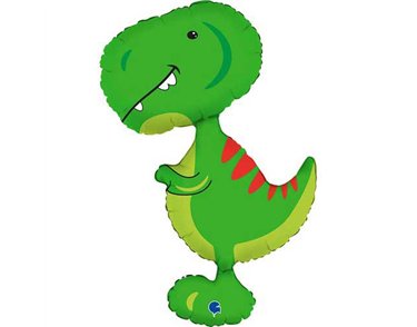 38in TYRANNOSAURUS SHAPED FOIL BALLOON