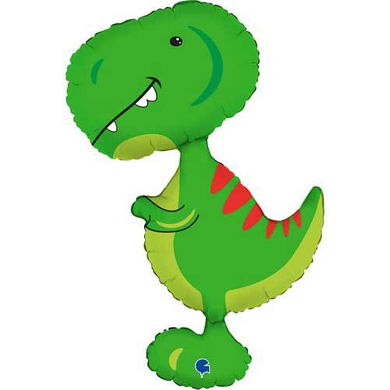 38in TYRANNOSAURUS SHAPED FOIL BALLOON