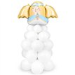 WHITE ANGEL BALLOON BOUQUET