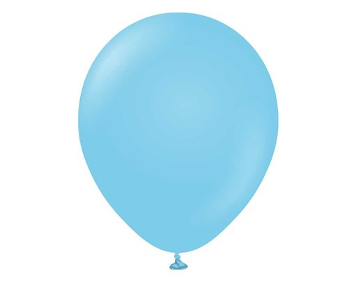 100PK 5in STANDARD BABY BLUE KALISAN LATEX