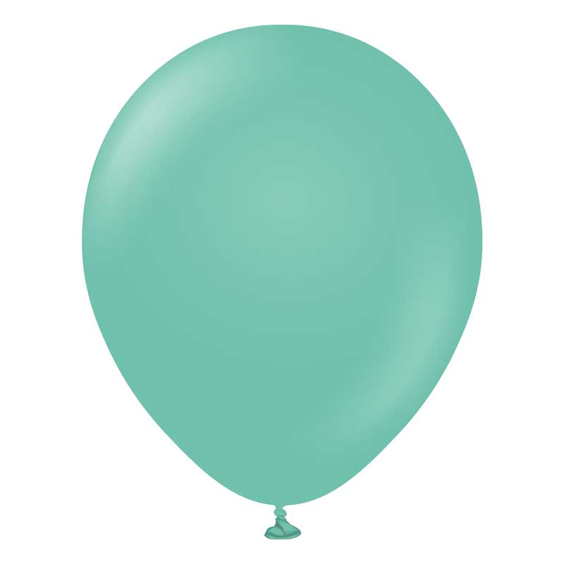 100PK 5in STANDARD SEA GREEN KALISAN LATEX