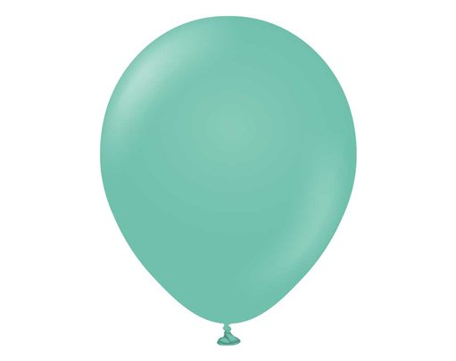 100PK 12in STANDARD SEA GREEN KALISAN LATEX