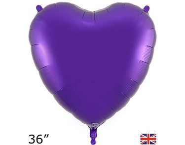 36in PURPLE HEART FOIL BALLOON