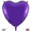 36in PURPLE HEART FOIL BALLOON