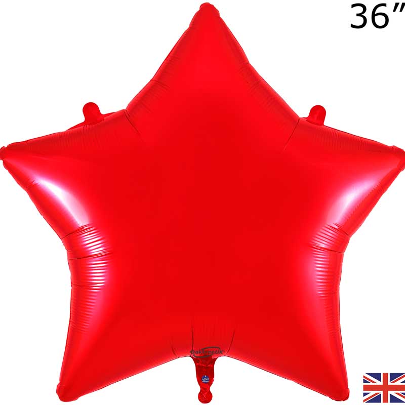 36in RED STAR FOIL BALLOON