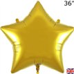 36in GOLD STAR FOIL BALLOON