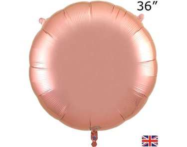 36in ROSE GOLD ROUND FOIL BALLOON