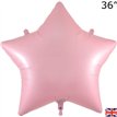 36in MATTE PINK STAR FOIL BALLOON