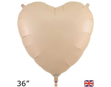 36in NUDE HEART FOIL BALLOON