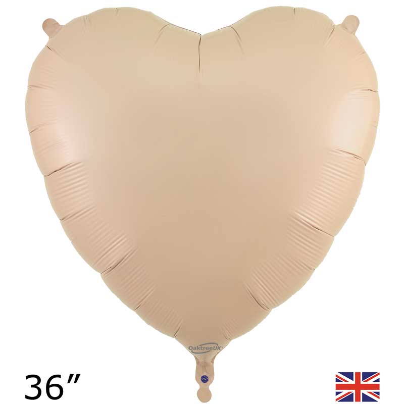 36in NUDE HEART FOIL BALLOON