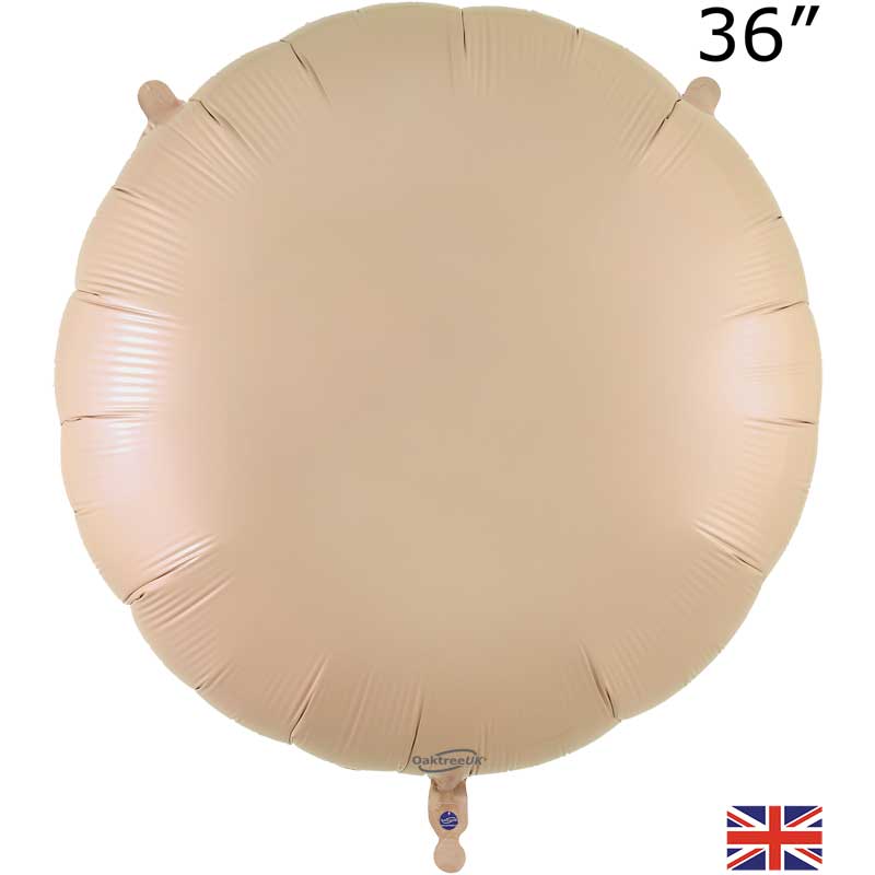 36in NUDE ROUND FOIL BALLOON