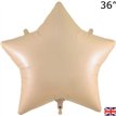 36in NUDE STAR FOIL BALLOON