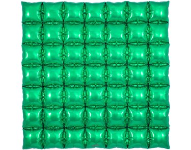 GREEN WAFFLE AIR FOIL DECORATION