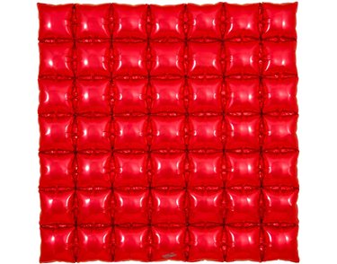 RED WAFFLE AIR FOIL DECORATION