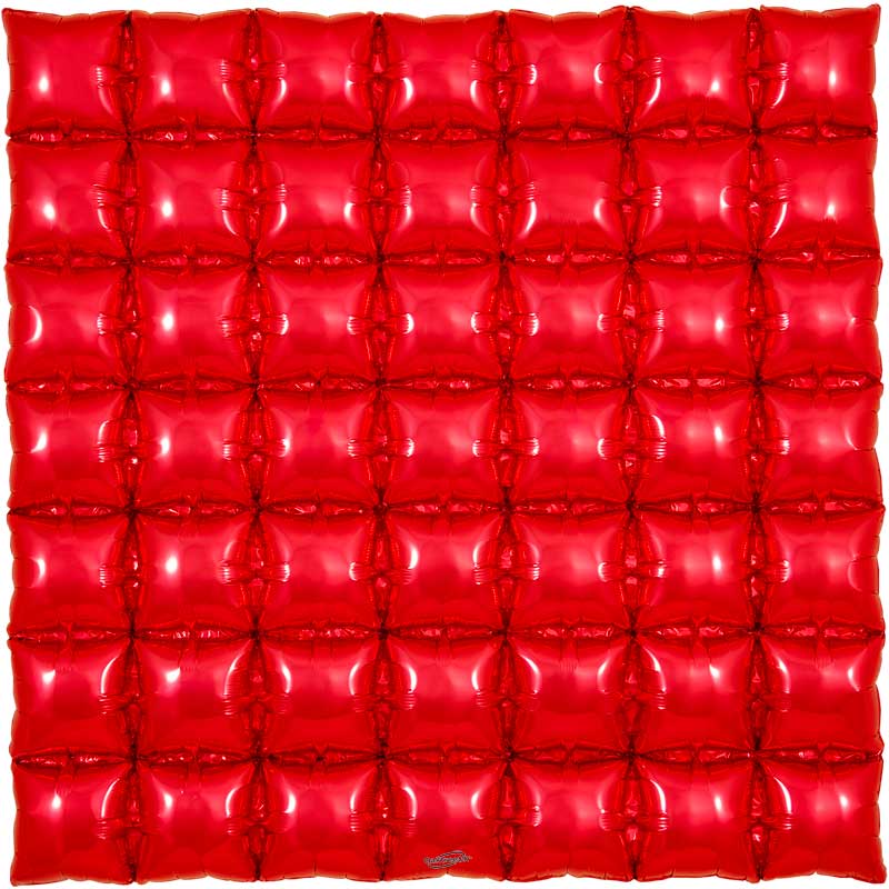 RED WAFFLE AIR FOIL DECORATION