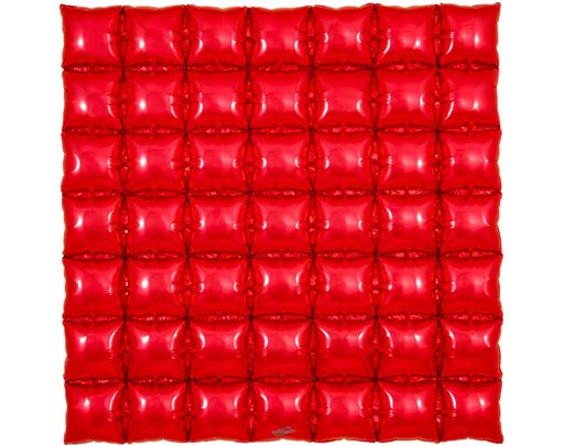 RED WAFFLE AIR FOIL DECORATION