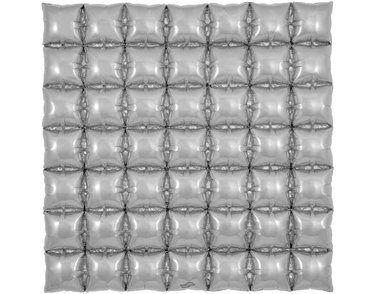 SILVER WAFFLE AIR FOIL DECORATION