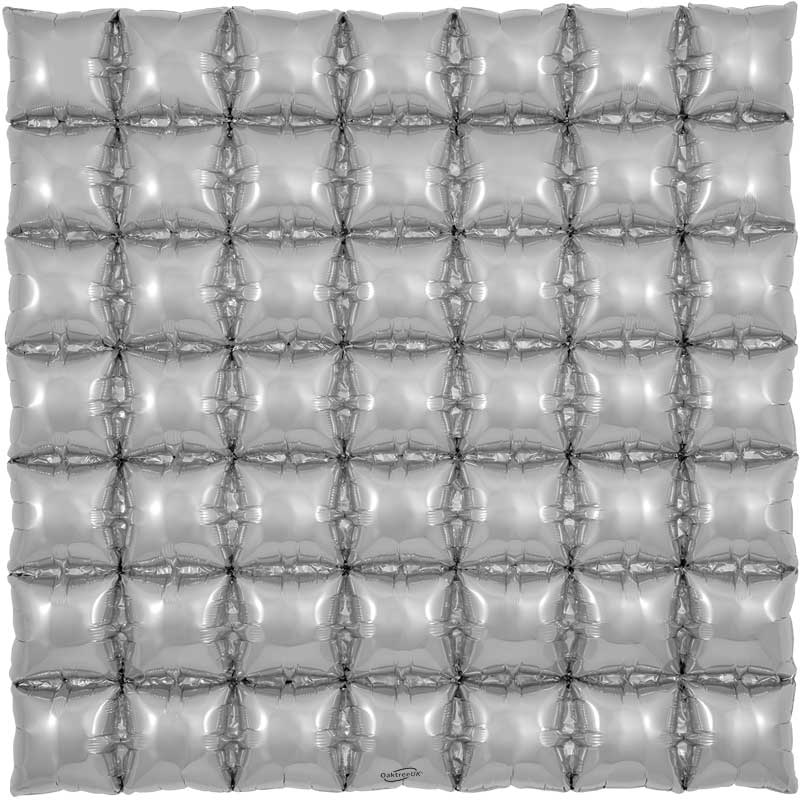 SILVER WAFFLE AIR FOIL DECORATION