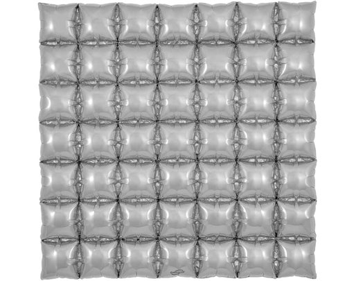 SILVER WAFFLE AIR FOIL DECORATION