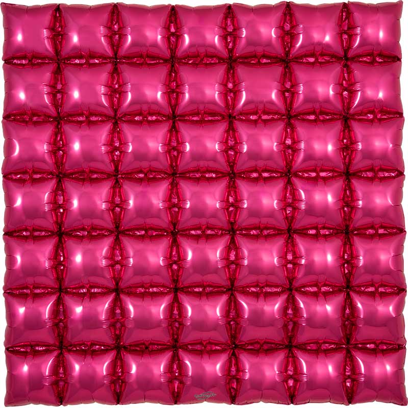 FUCHSIA WAFFLE AIR FOIL DECORATION